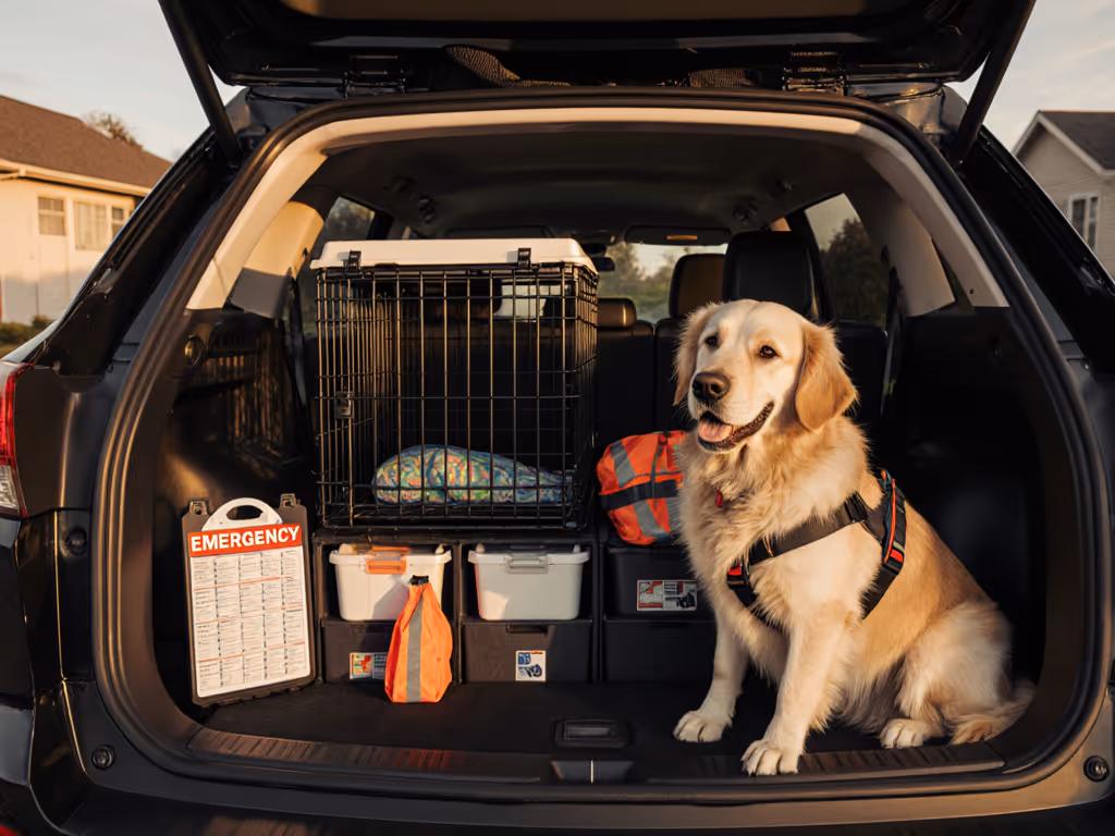 Emergency Dog Car Travel: Disaster-Proof Vehicle Setup Guide