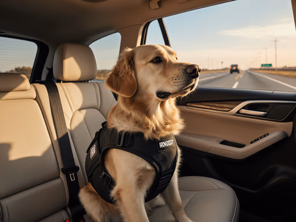 Iron Doggy Travel Vest Review: Calm Cabin Secure Rides
