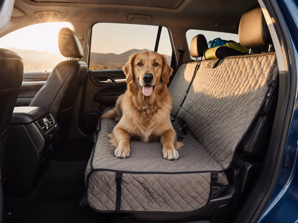 Hard Bottom Dog Seat Covers: No Sag for Large Breeds