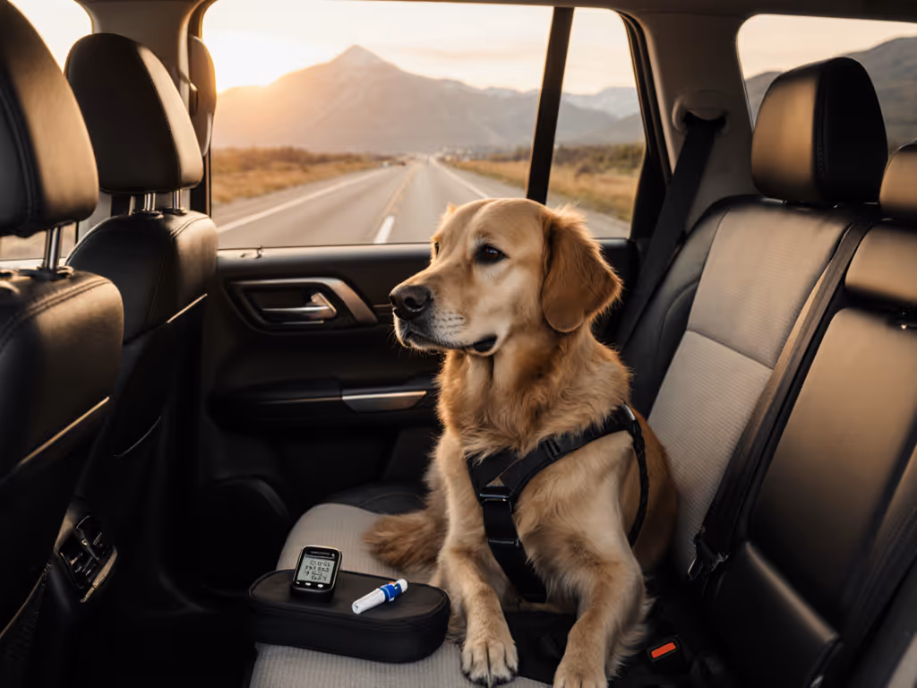 Diabetic Dog Car Travel: Safety and Management Roadmap