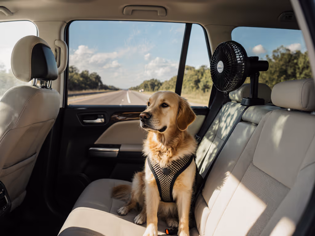 Keep Your Dog Cool in Summer Car Travel