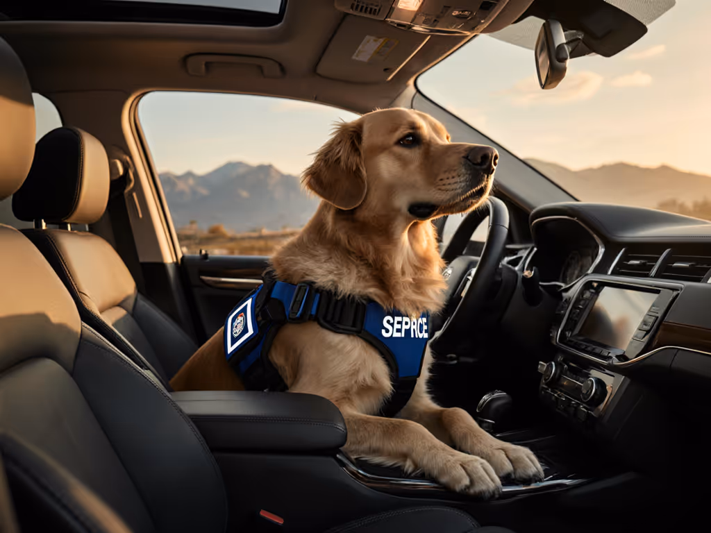 ADA-Compliant Service Dog Car Accessories: Reliable & Discreet