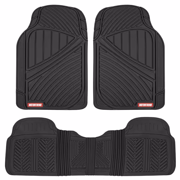 Motor Trend FlexTough All Weather Rubber Car Floor Mats